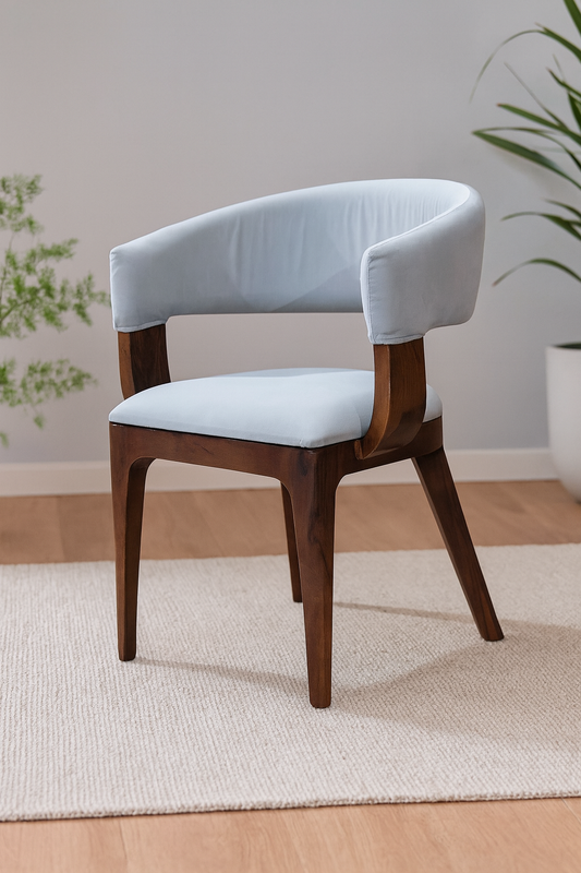 Curved Back Modern Accent Chair KCRS-022