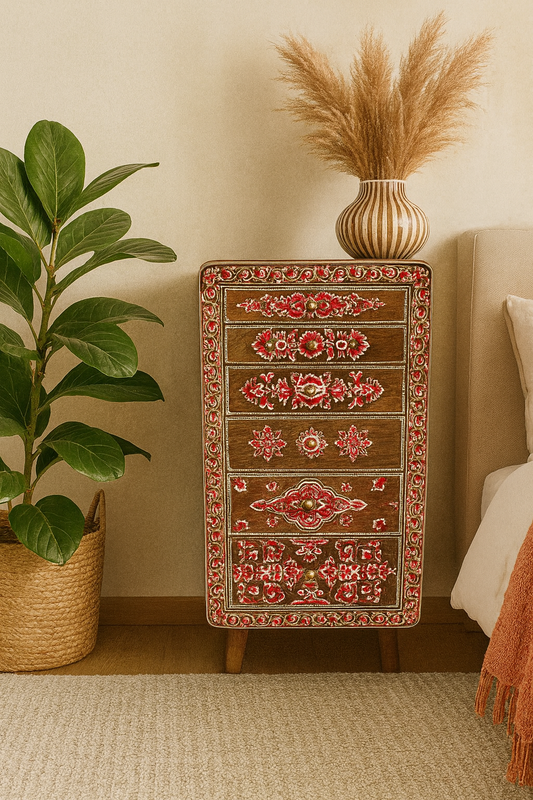 Vintage Rose Accent Chest KCRS-009