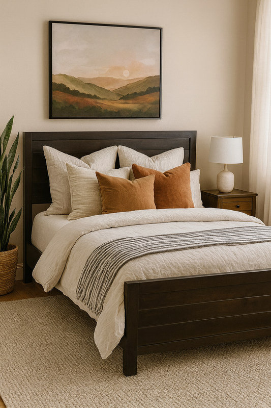 Solid Wood Slat Bed KCT-003